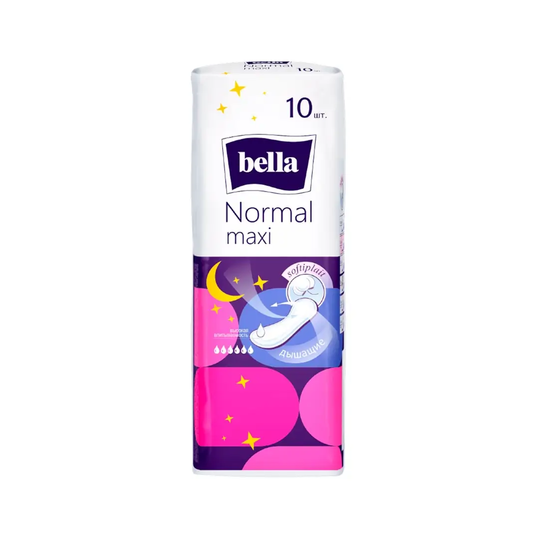 Прокладки впитыв. Bella Normal Maxi №10 (п/э уп)