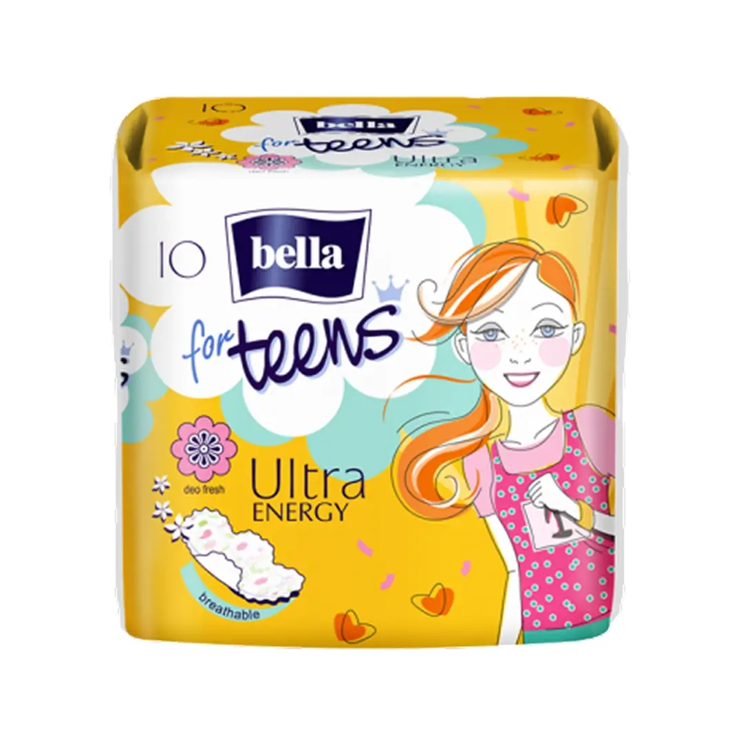 Bella for teens ultra energy прокладки ультратонкие №10